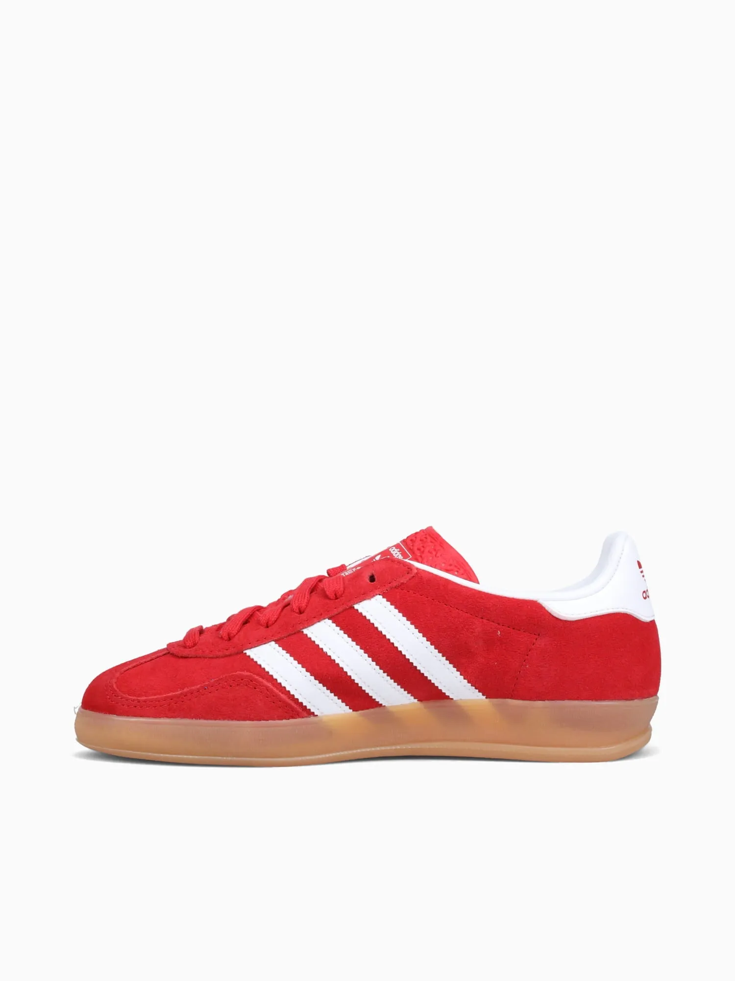 Gazelle Indoor Red White suede Big And Tall Casual Shoes