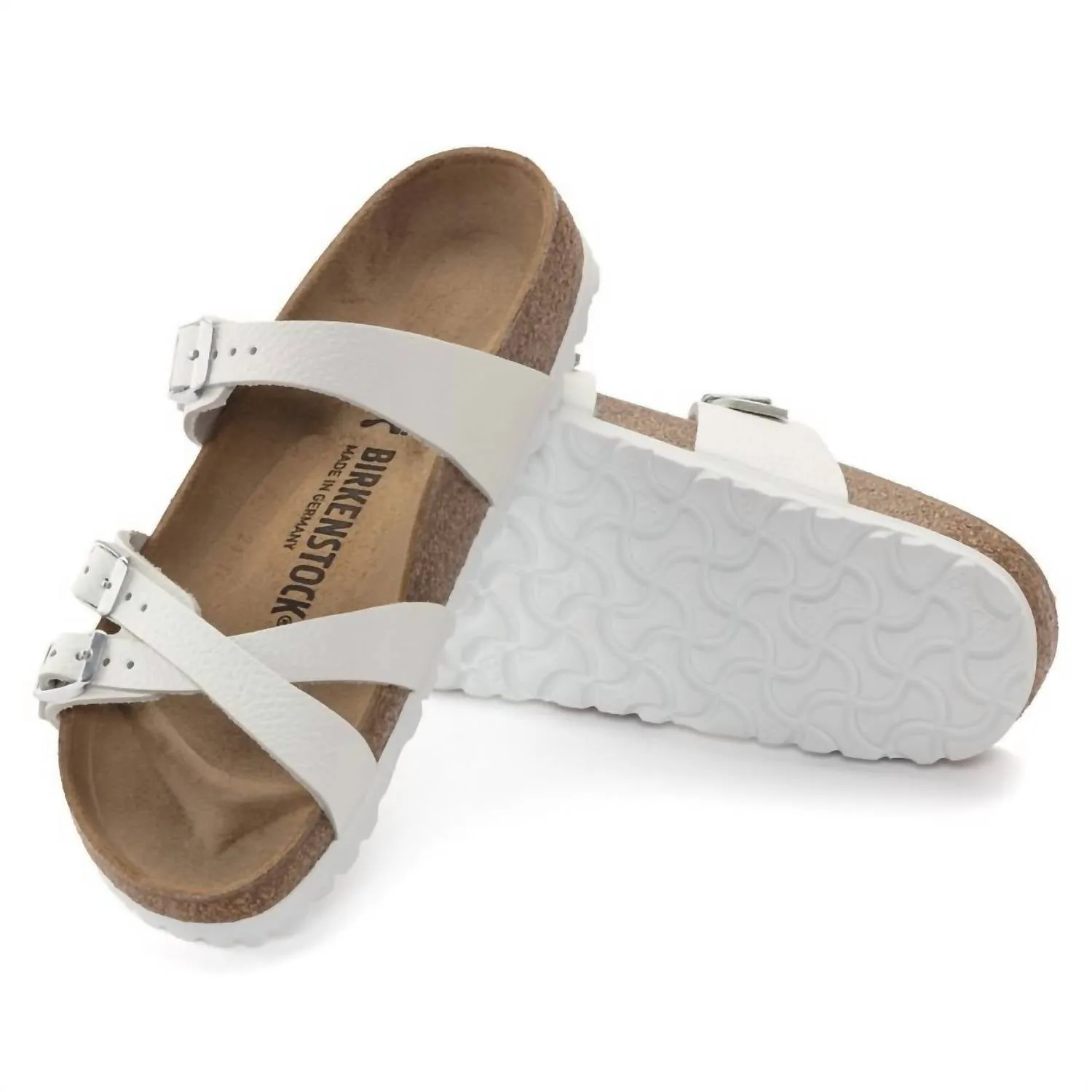 Women's Franca Leather Sandals In White Sandals Uggs