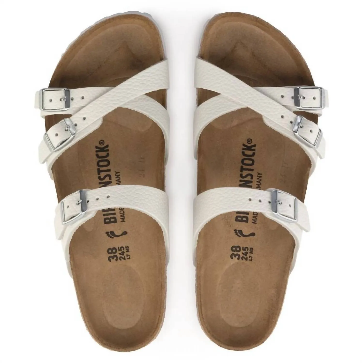 Sandals Resort Curacao Women's Franca Leather Sandals In White