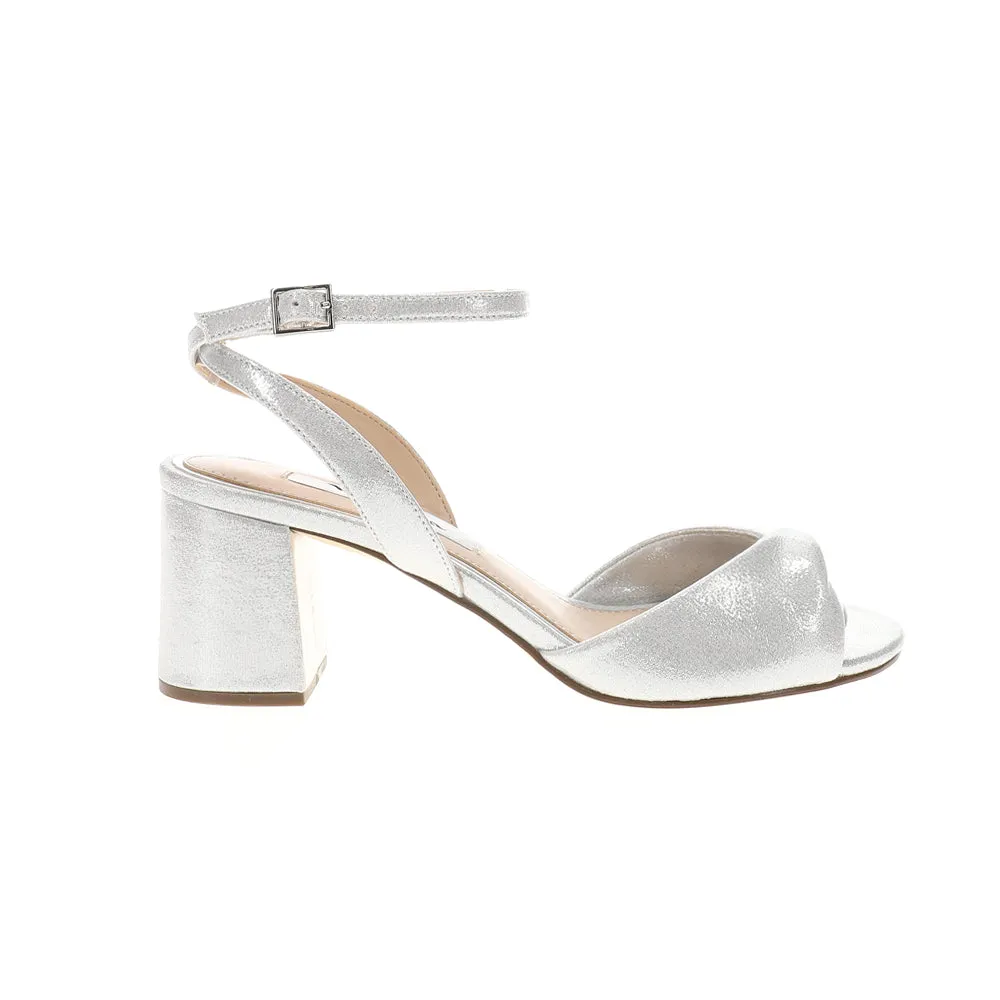 Casual Wear Oxford Shoes Outfit Nigella Metallic Ankle Strap Block Heel Sandals