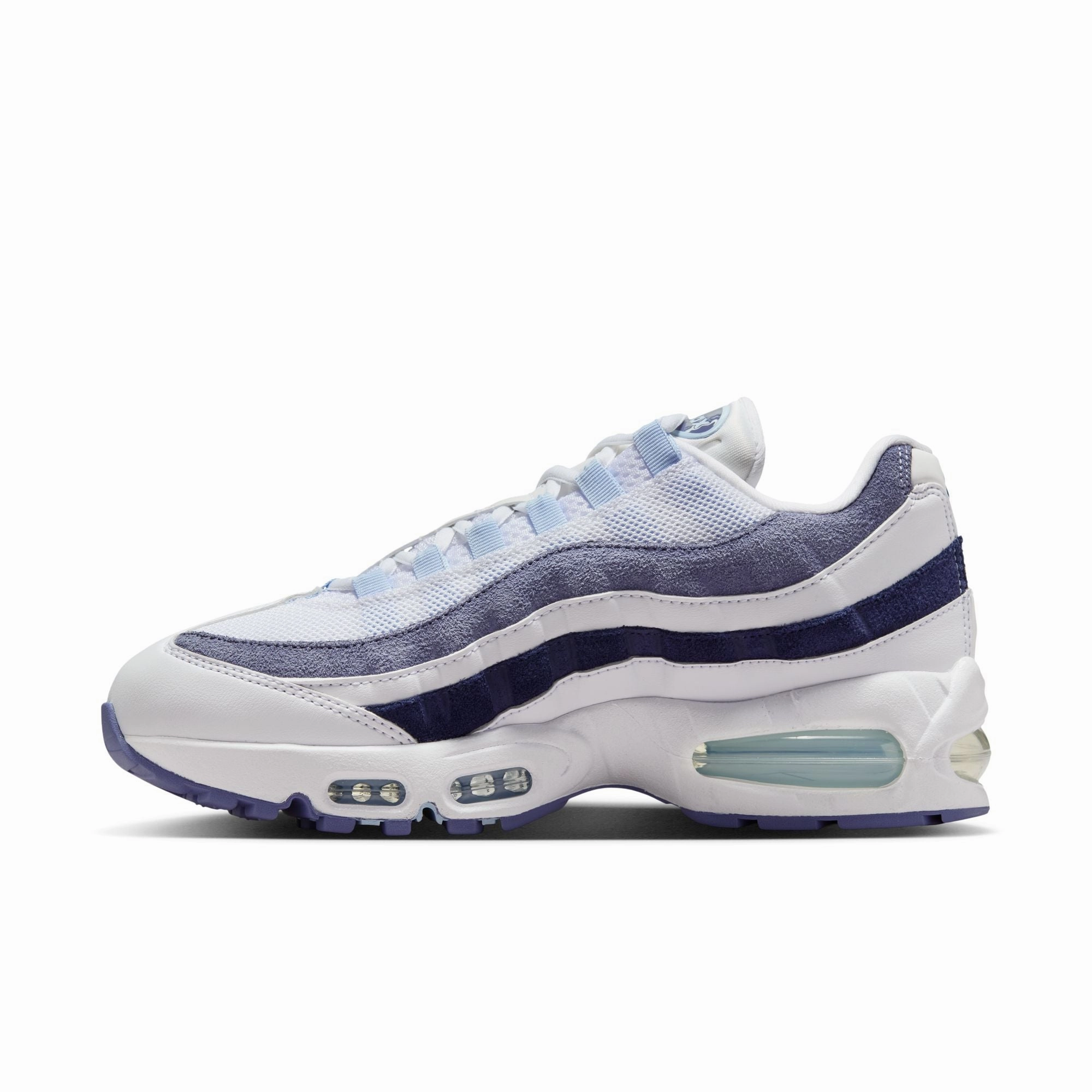 Penn State Nike Shoes Nike Air Max 95 Women's Shoes Color: White/celestine Blue-world Indigo IB6396-103