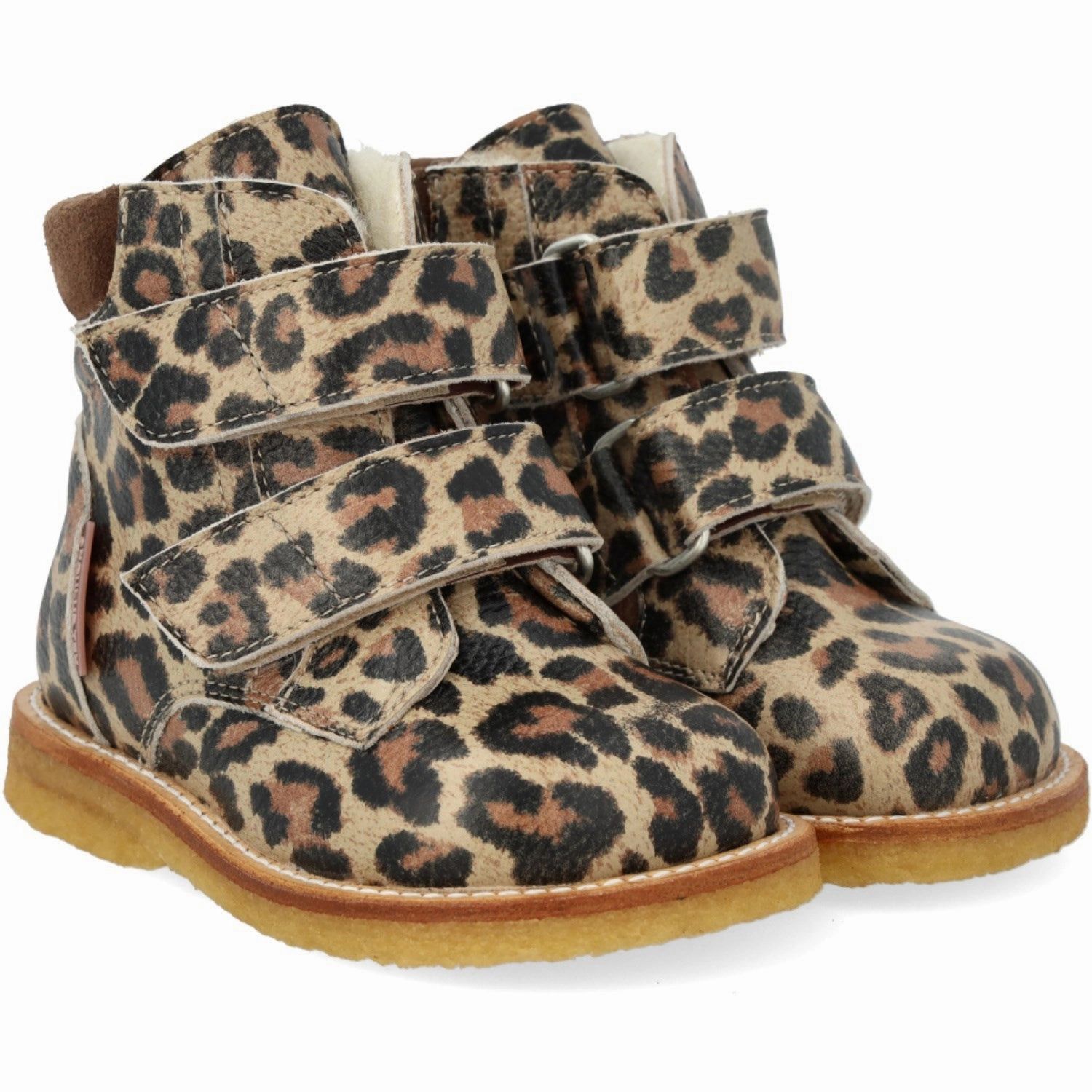 Jrc And Sons Boots Angulus Beige Leo/Taupe Beginner TEX Boot with Velcro Closure