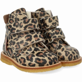 Keen Walking Boots Angulus Beige Leo/Taupe Beginner TEX Boot with Velcro Closure