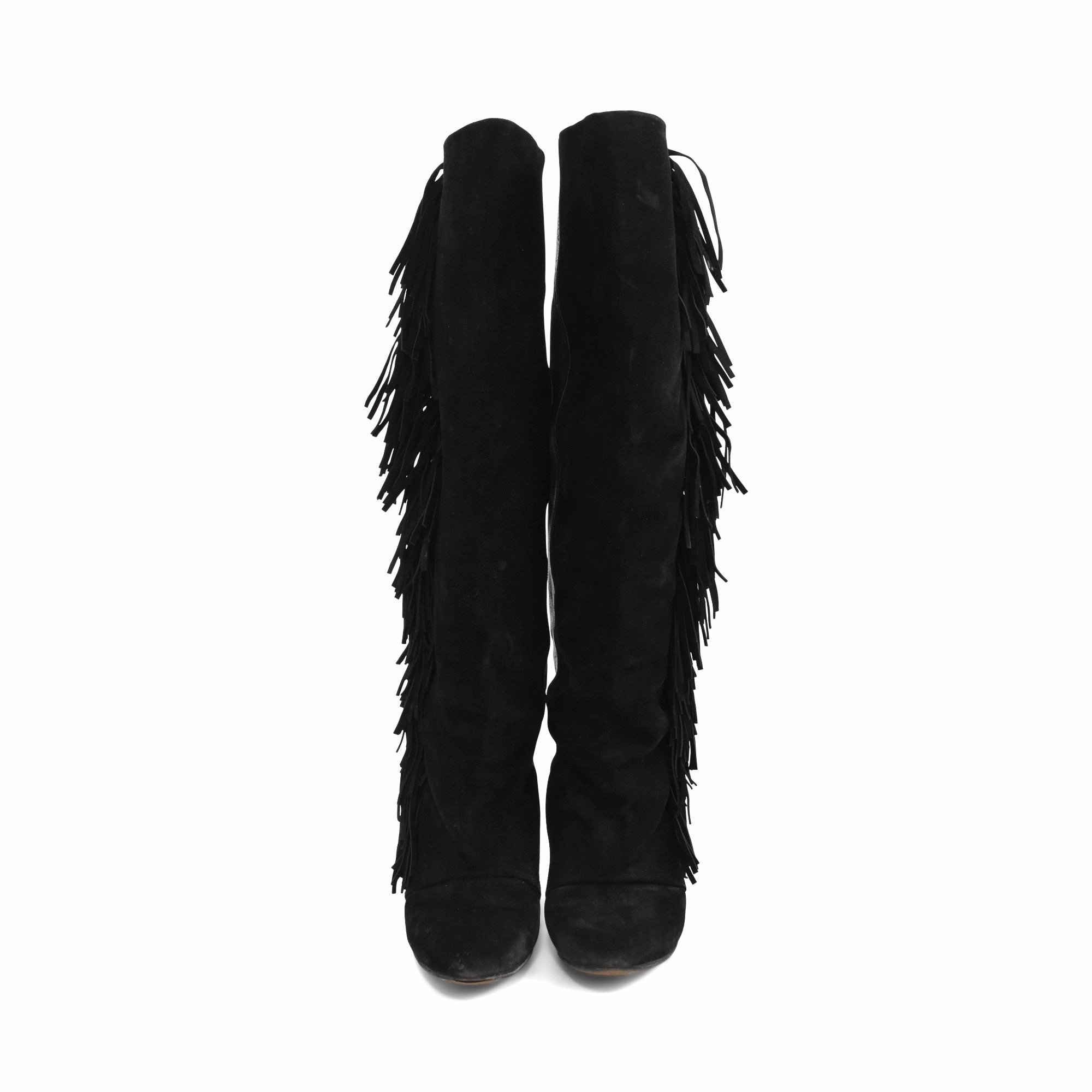 Isabel Marant 'Manly' Fringe Boots - Women's 41 Comp Toe Boots