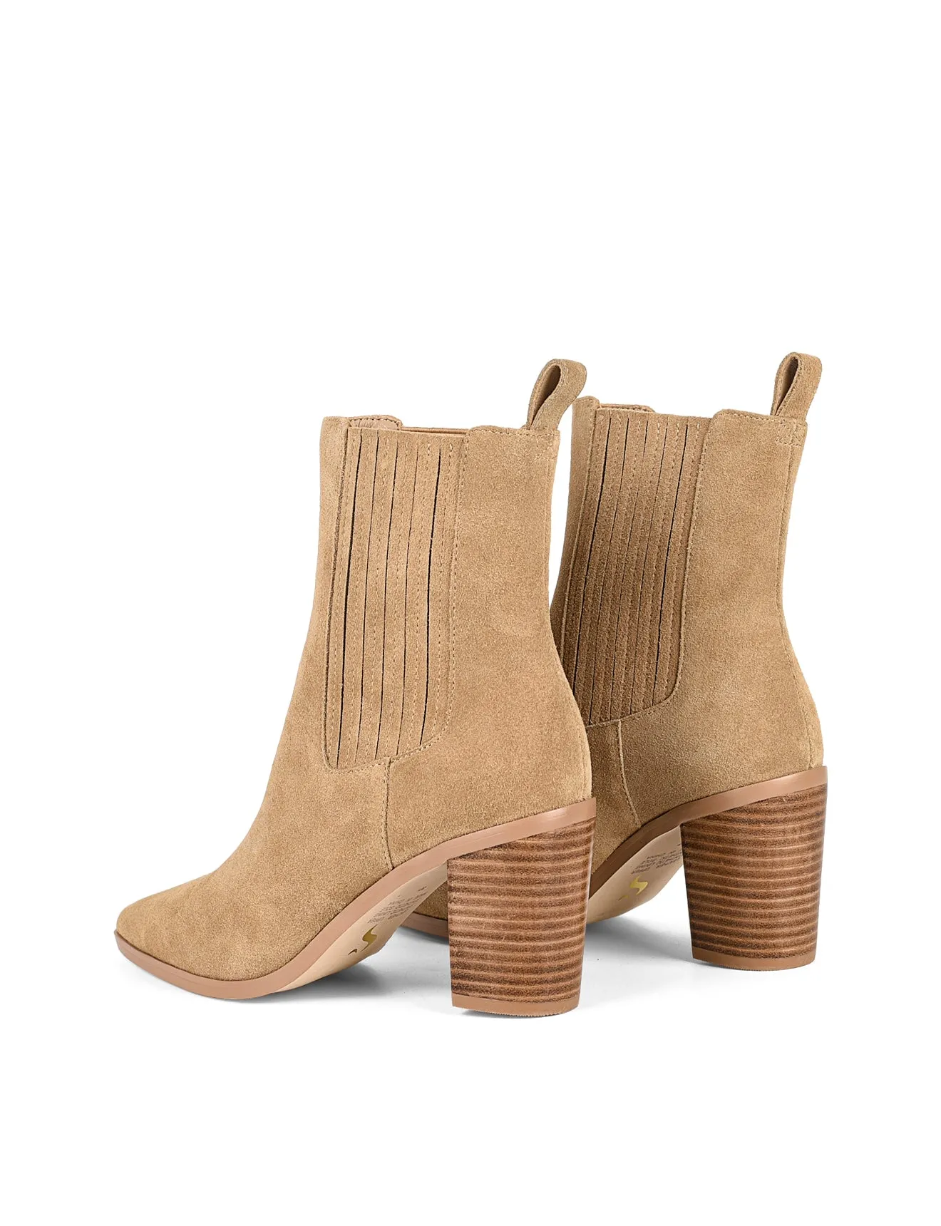 Work Boots Amazon Clancy Gusset Ankle Boot - Taupe Suede