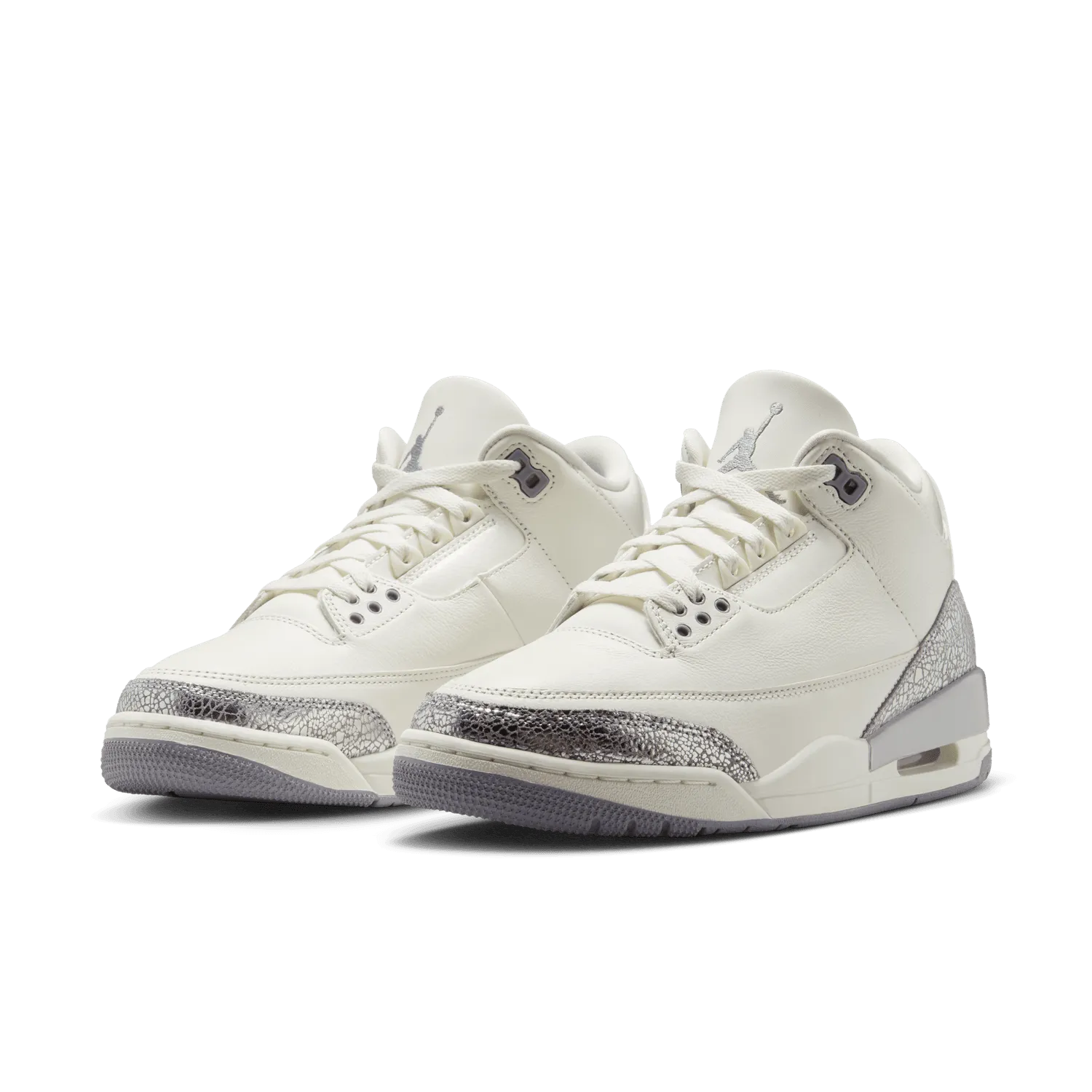 Work Sneakers Women's Air Jordan 3 Retro 'Sail/Metallic Silver'
