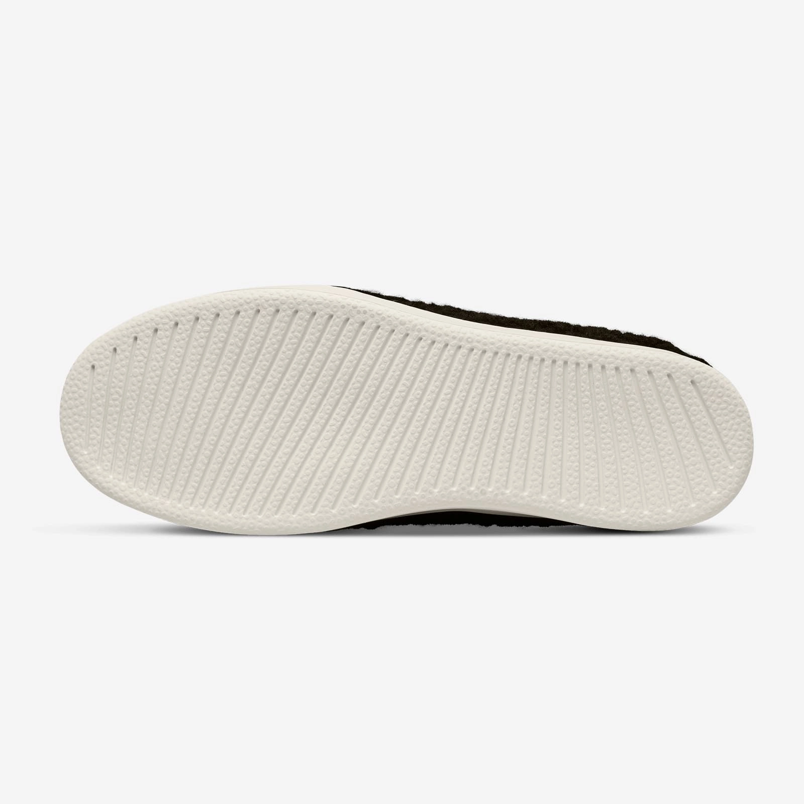 Casual Slip On Shoes Allbirds Wool Lounger Fluffs- LIMITED EDITION: Natural Black (Cream Sole)