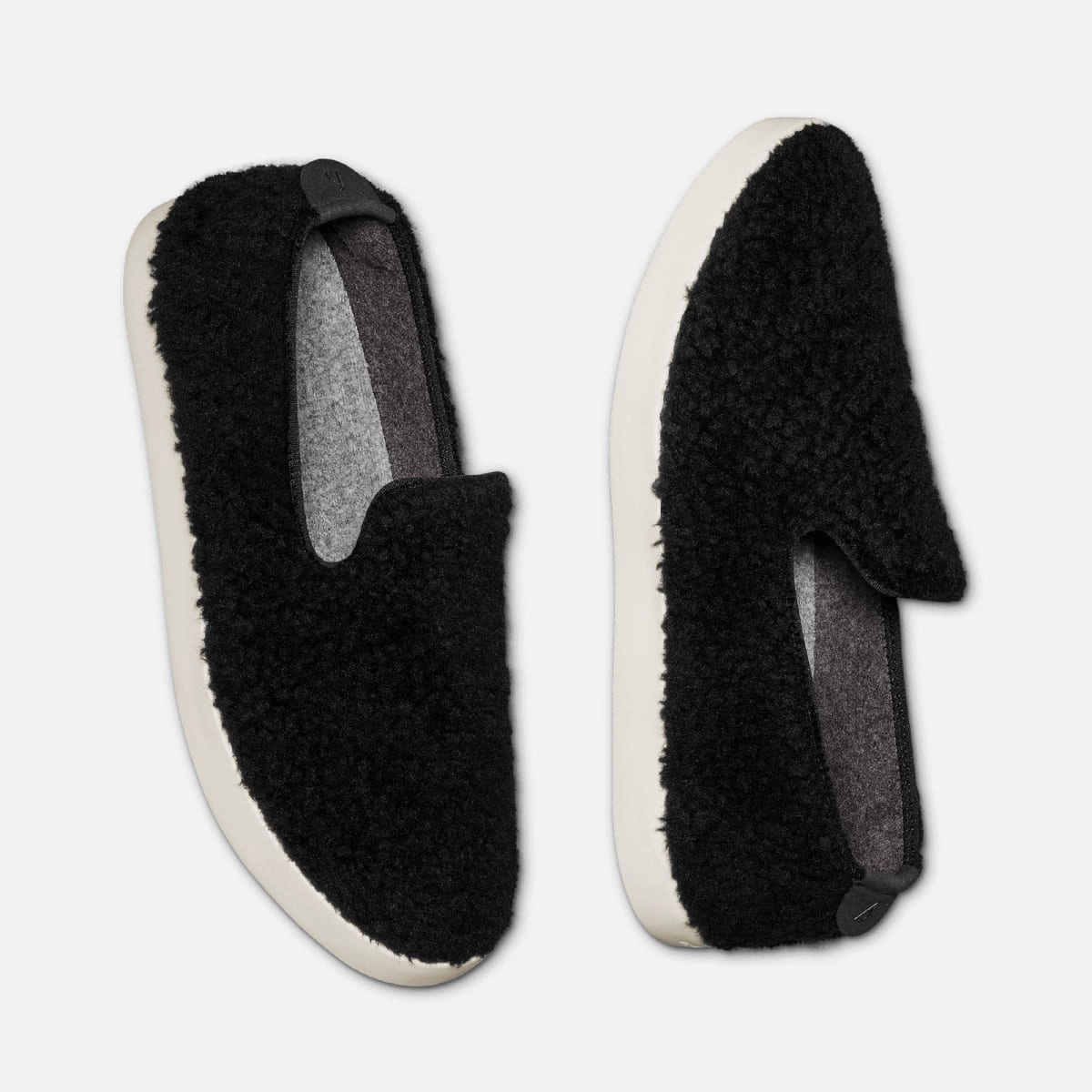 Air Max Pre Day Casual Shoes Allbirds Wool Lounger Fluffs- LIMITED EDITION: Natural Black (Cream Sole)