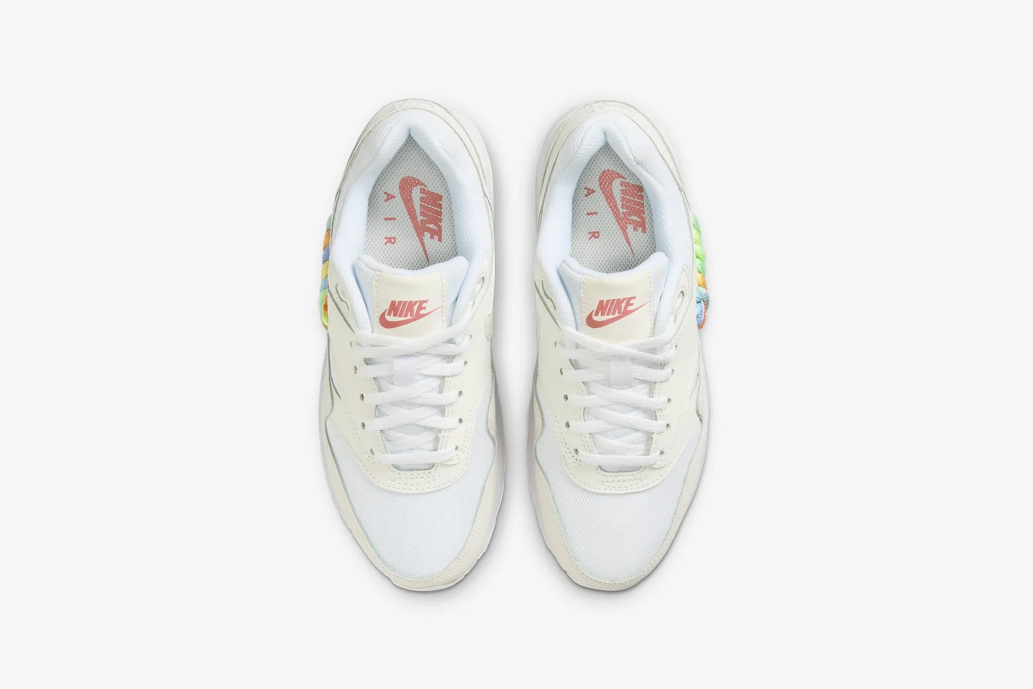 Nike Shoes Nike "Air Max 1 SE" GS - White / Multi-Color / Summit White