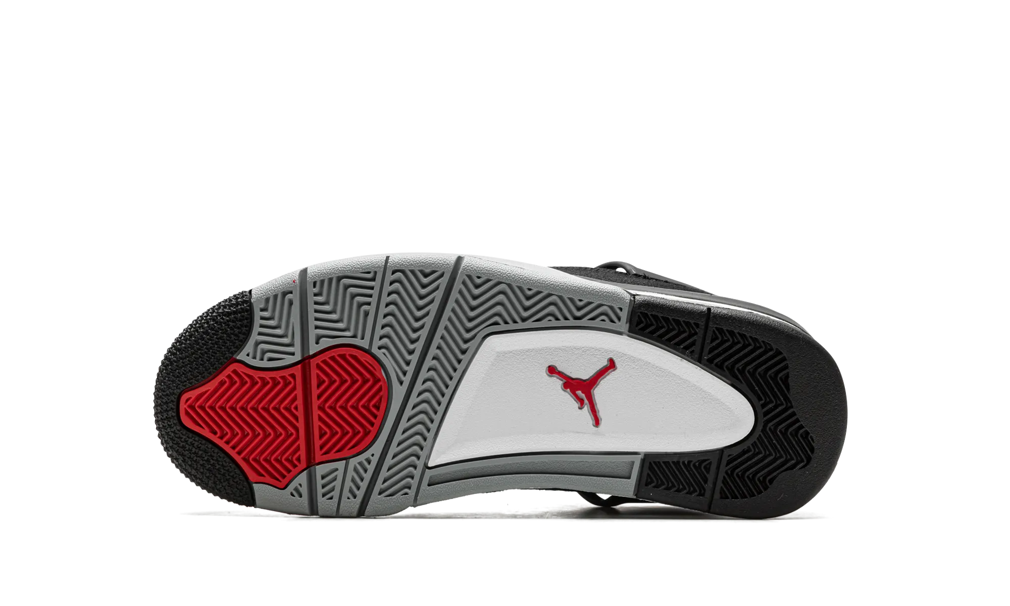 Air Jordan 4 GS "Black Canvas" Embellished Sneakers