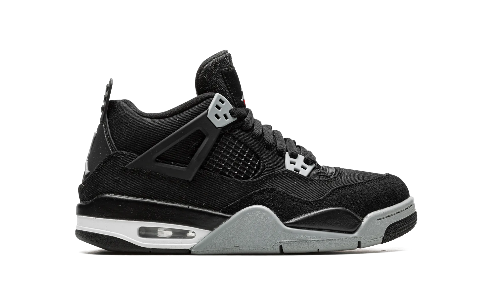 Air Jordan 4 GS "Black Canvas" Rockport Sneakers