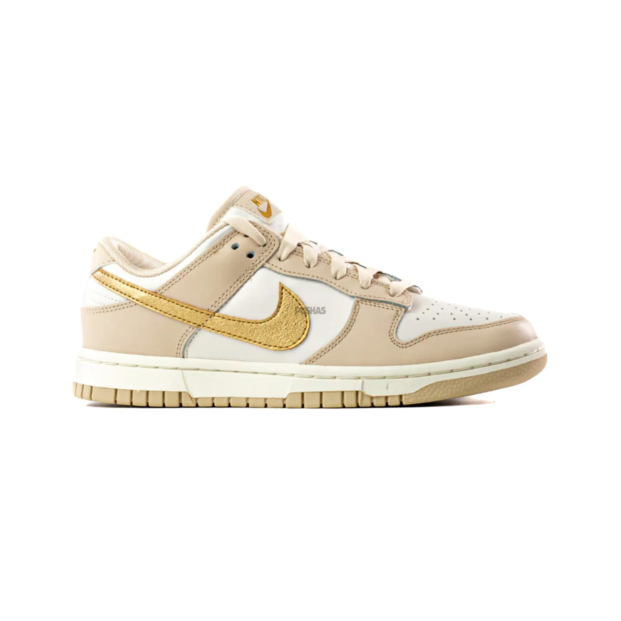 Dunk Low 'Phantom Metallic Gold / Gold Swoosh' W (2022) Drawing Of Nike Shoe
