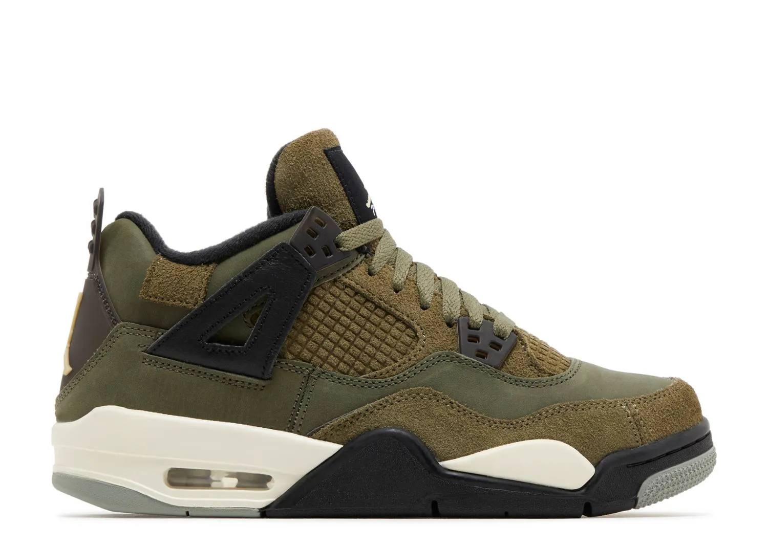 Hightop Sneakers Air Jordan 4 Retro SE GS "Craft Olive" (Myrtle Beach Location)