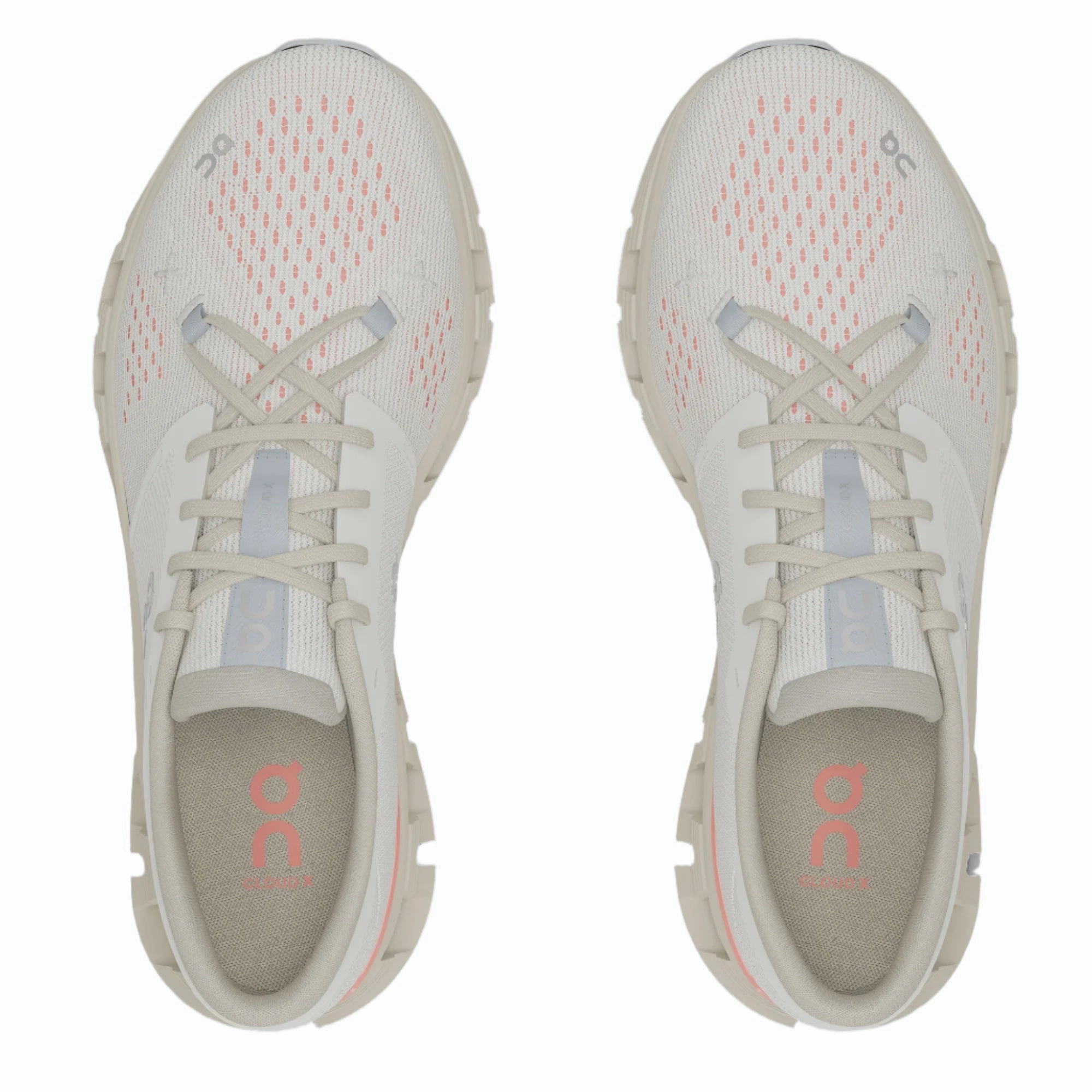 Smart Casual Waterproof Shoe Women's Cloud X 4 Ivory/Salmon