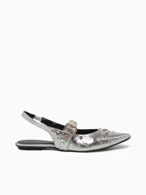 Casual Court Shoes Elga Silver New Essence