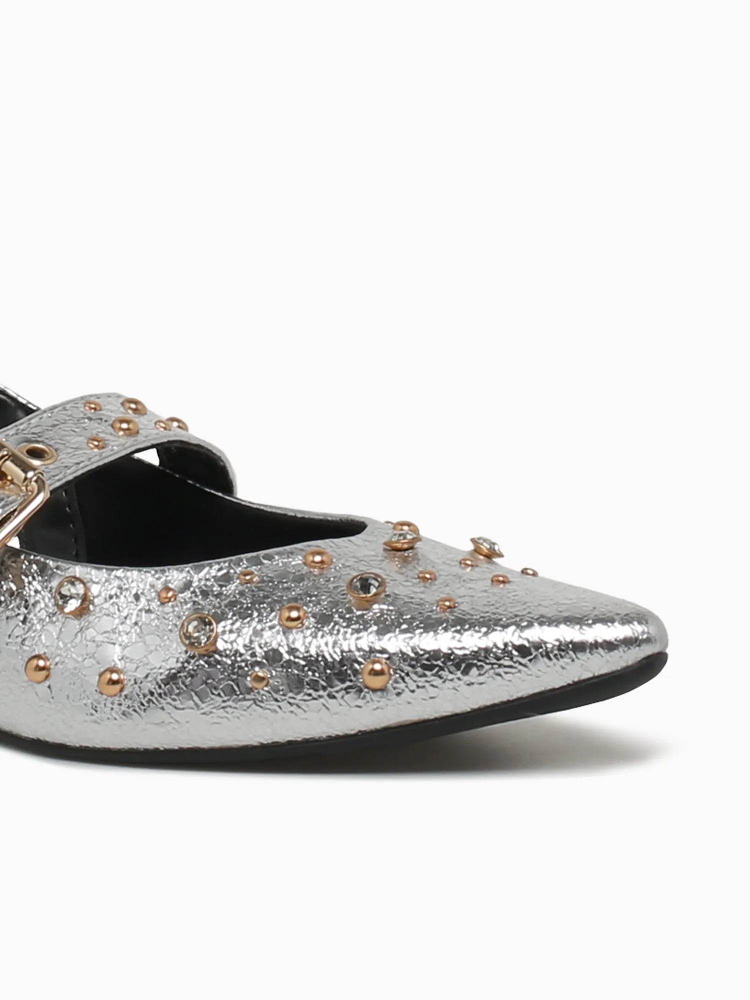 Elga Silver New Essence Cheap Slip On Casual Shoes