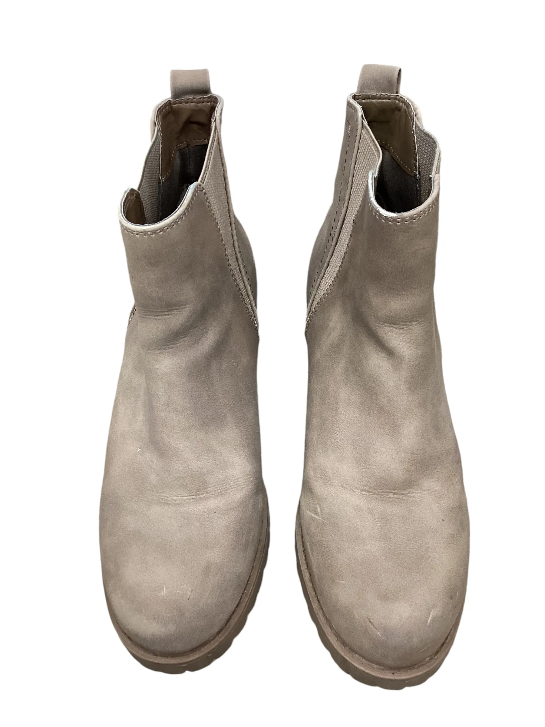 Boots Ankle Heels By Mia In Beige, Size: 7.5 Good Tactical Boots