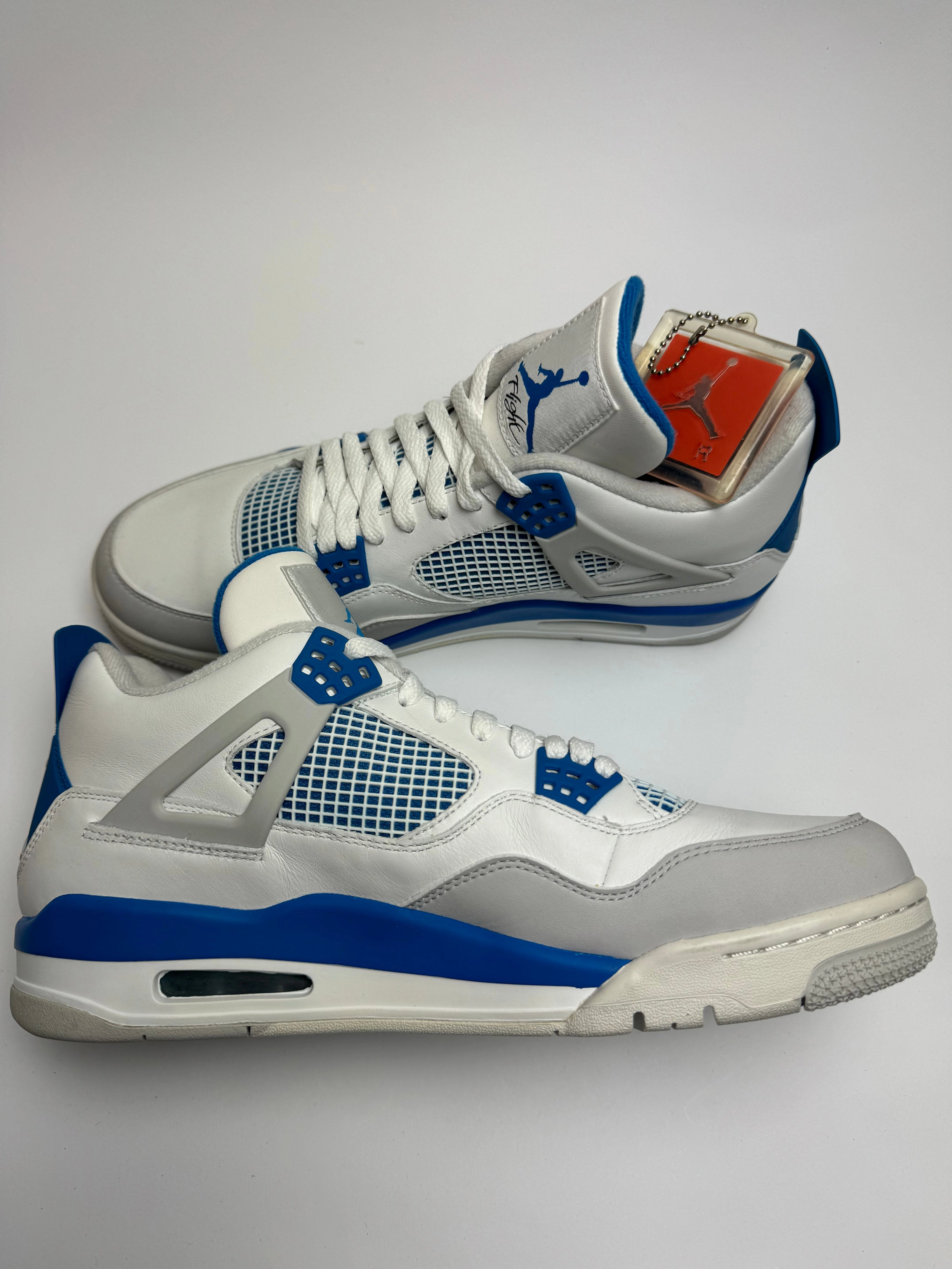 Air Jordan 4 "Military Blue" (2012 Release) Gold Shoes Sneakers