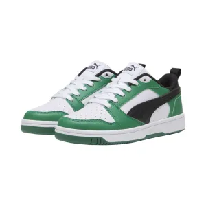 Puma scarpa sneakers da ragazzi Rebound v6 393833-05 bianco-nero-verde Sneakers Size 3