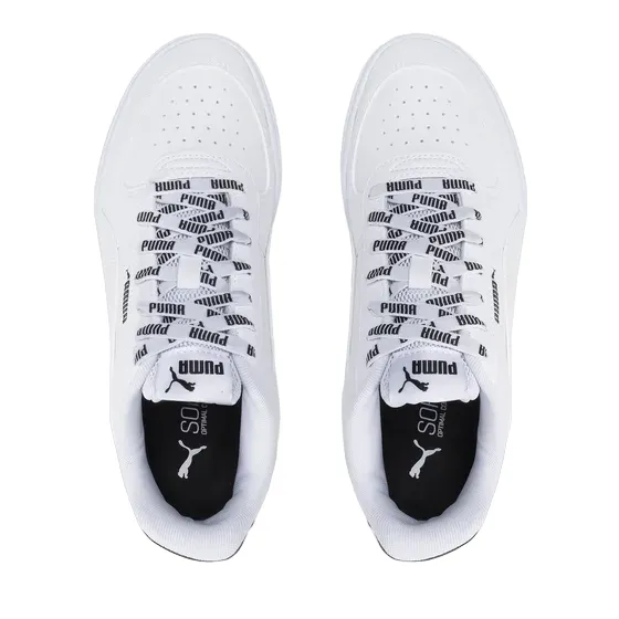 Puma scarpa sneakers da uomo Caven Logomania 383857-01 bianco Best Sneakers Running