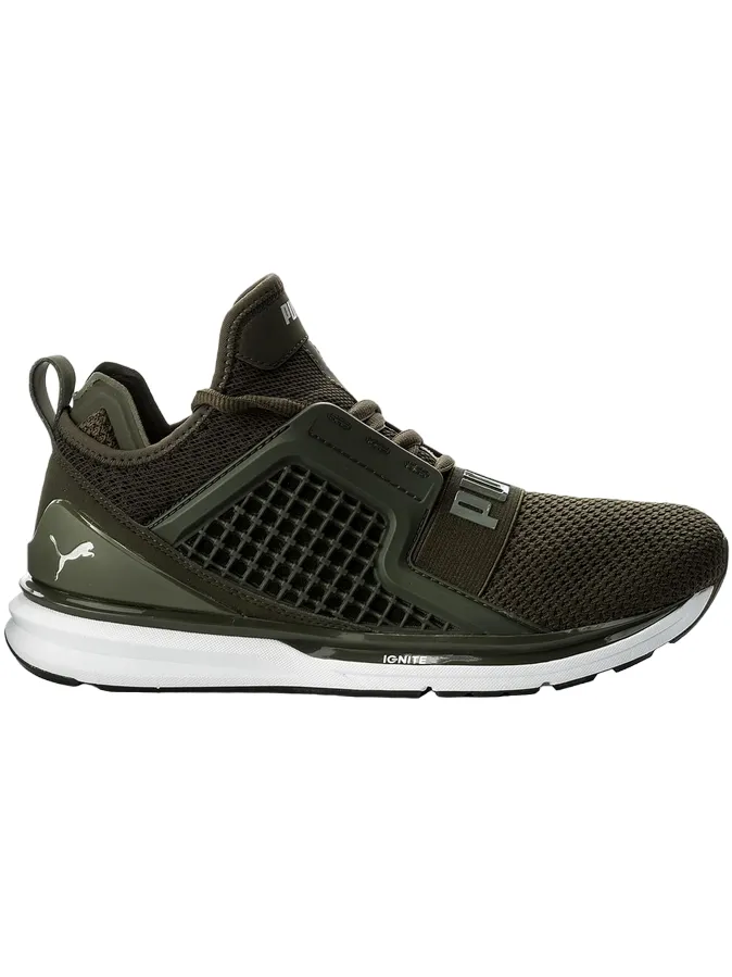 Sneakers Runners Puma scarpa sneakers da uomo Ignite Limitless Weave 190503 01 verde
