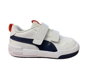 Puma sneakers da bambino con strappi Multiflex SL V Infant 380741 11 white-peacoat True Religion Sneakers
