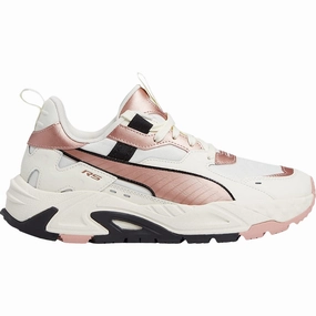 Puma Women's RS TRCK Shoes - Frosted Ivory / Rose Gold Java Casual Waterproof Shoe
