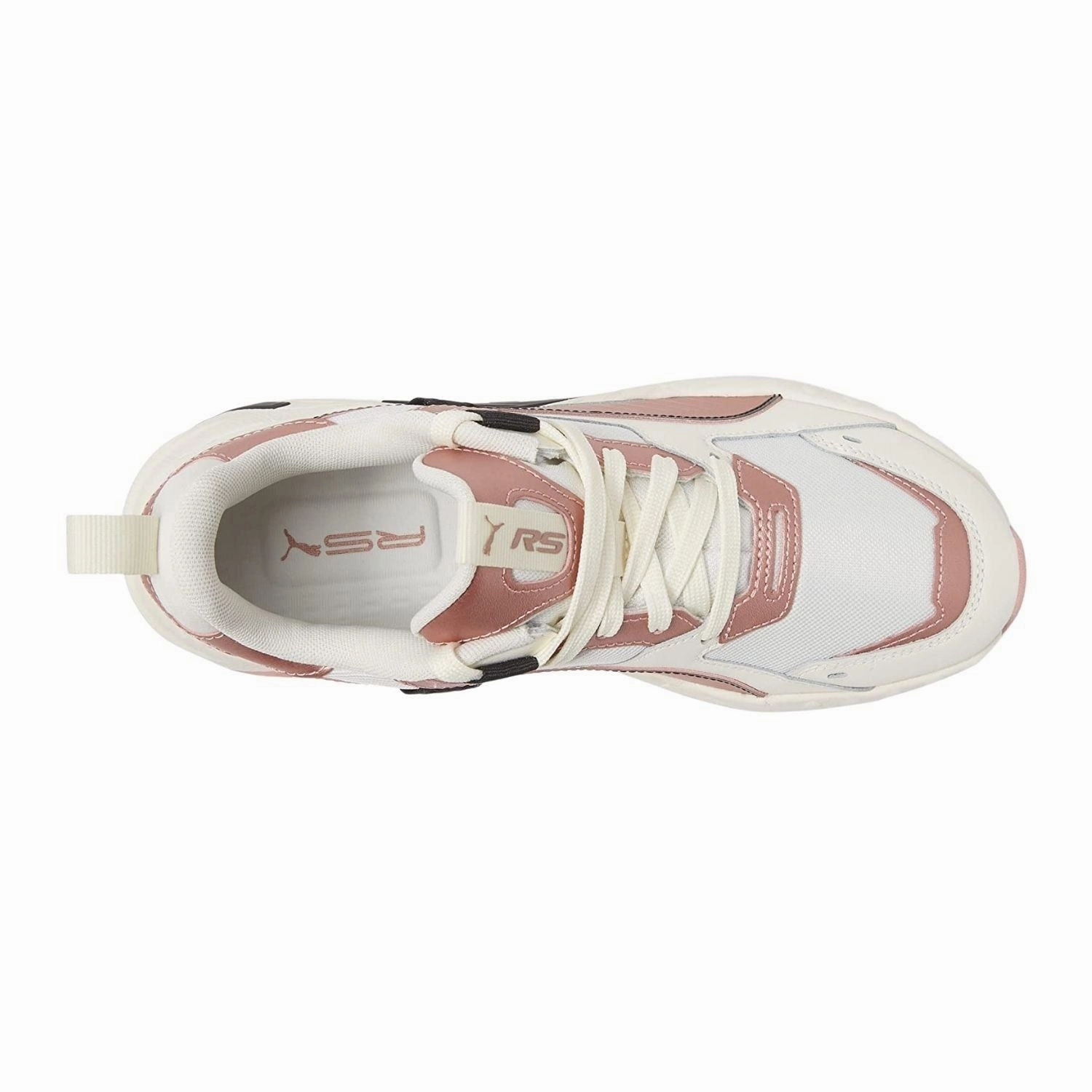 Puma Women's RS TRCK Shoes - Frosted Ivory / Rose Gold Comfortable Casual Office Shoes