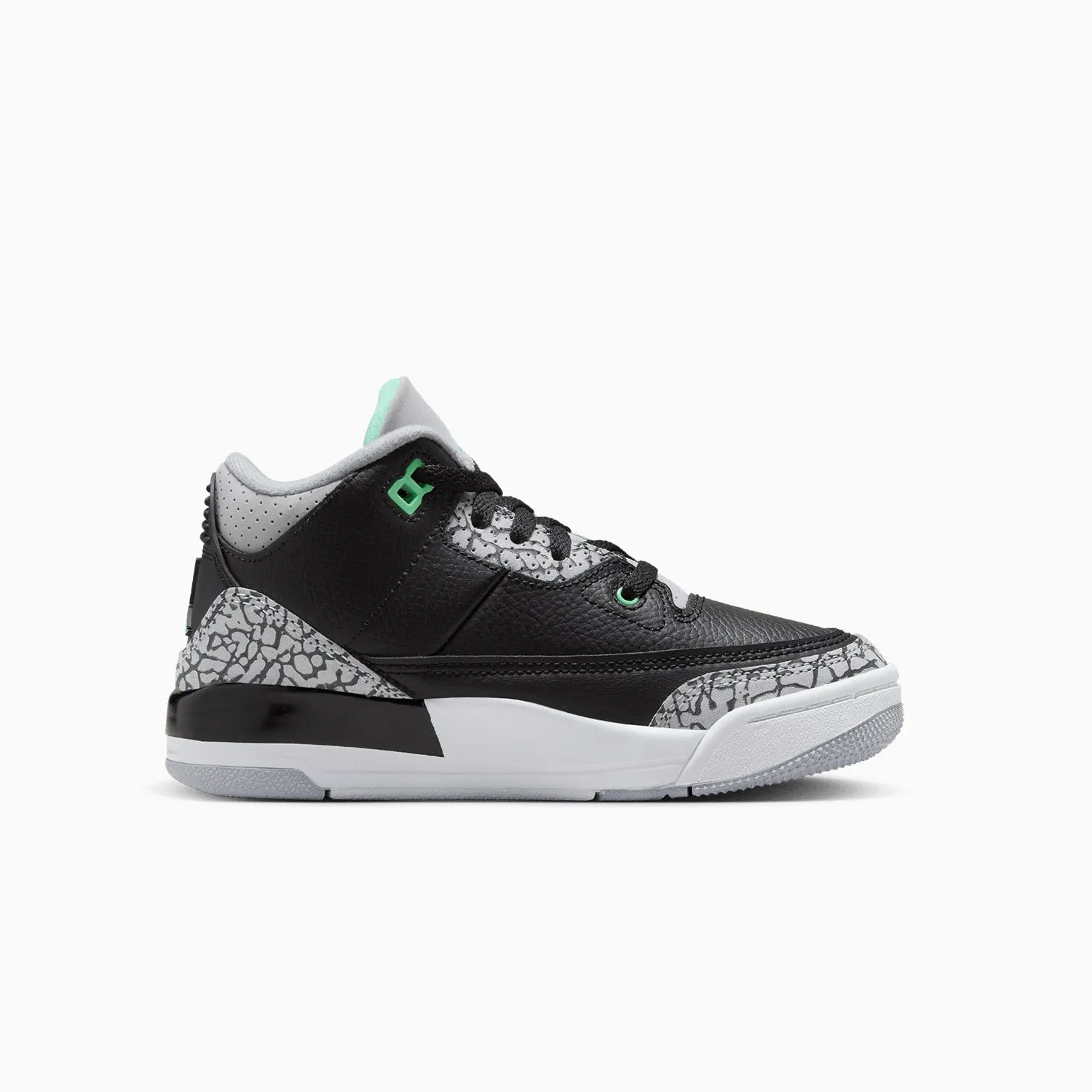 Boots That Feel Like Sneakers Kid's Jordan 3 Retro "Green Glow" Pre School