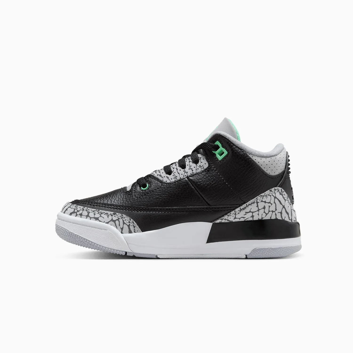 Skater Sneakers Kid's Jordan 3 Retro "Green Glow" Pre School