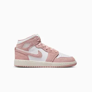Kid's Air Jordan 1 SE "Legend Pink" Grade School Snap On Sneakers