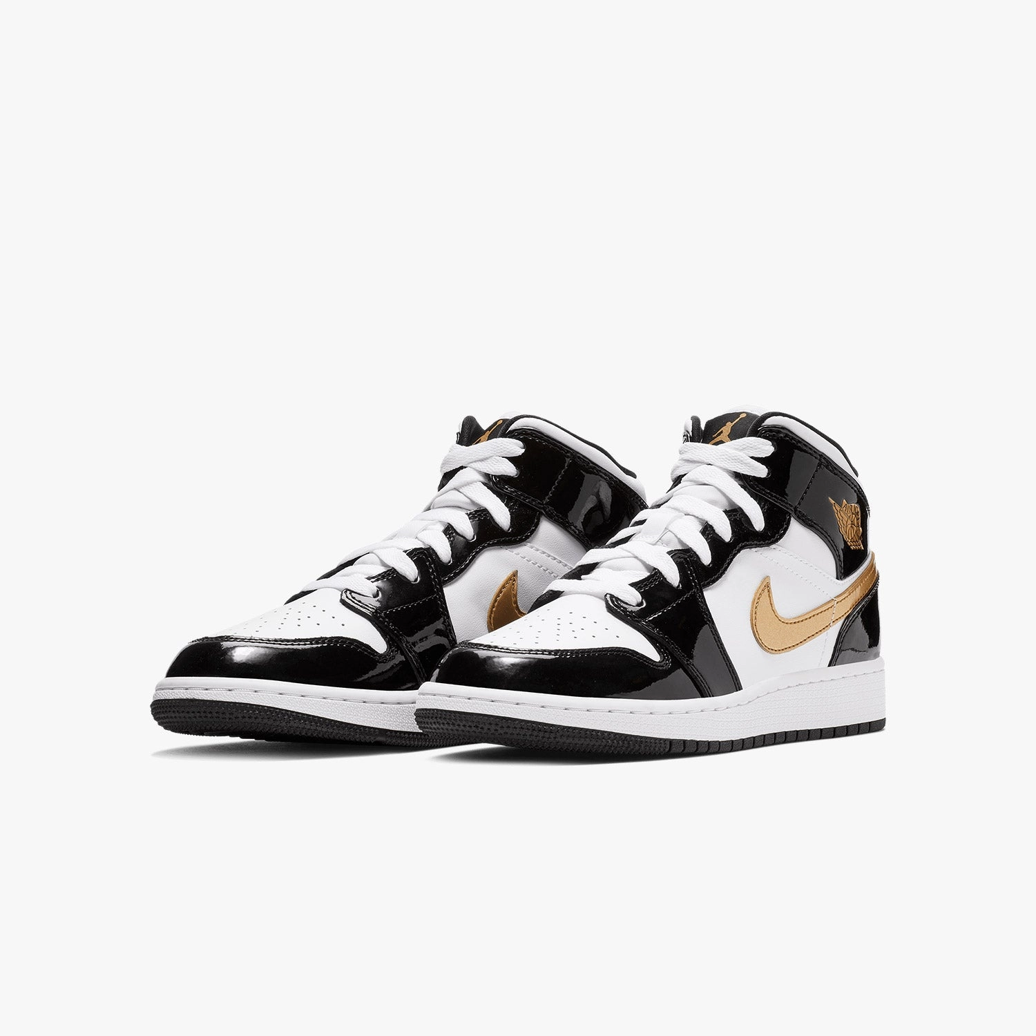 Kid's Air Jordan 1 Mid SE "Black Gold" Grade School Sell My Sneakers