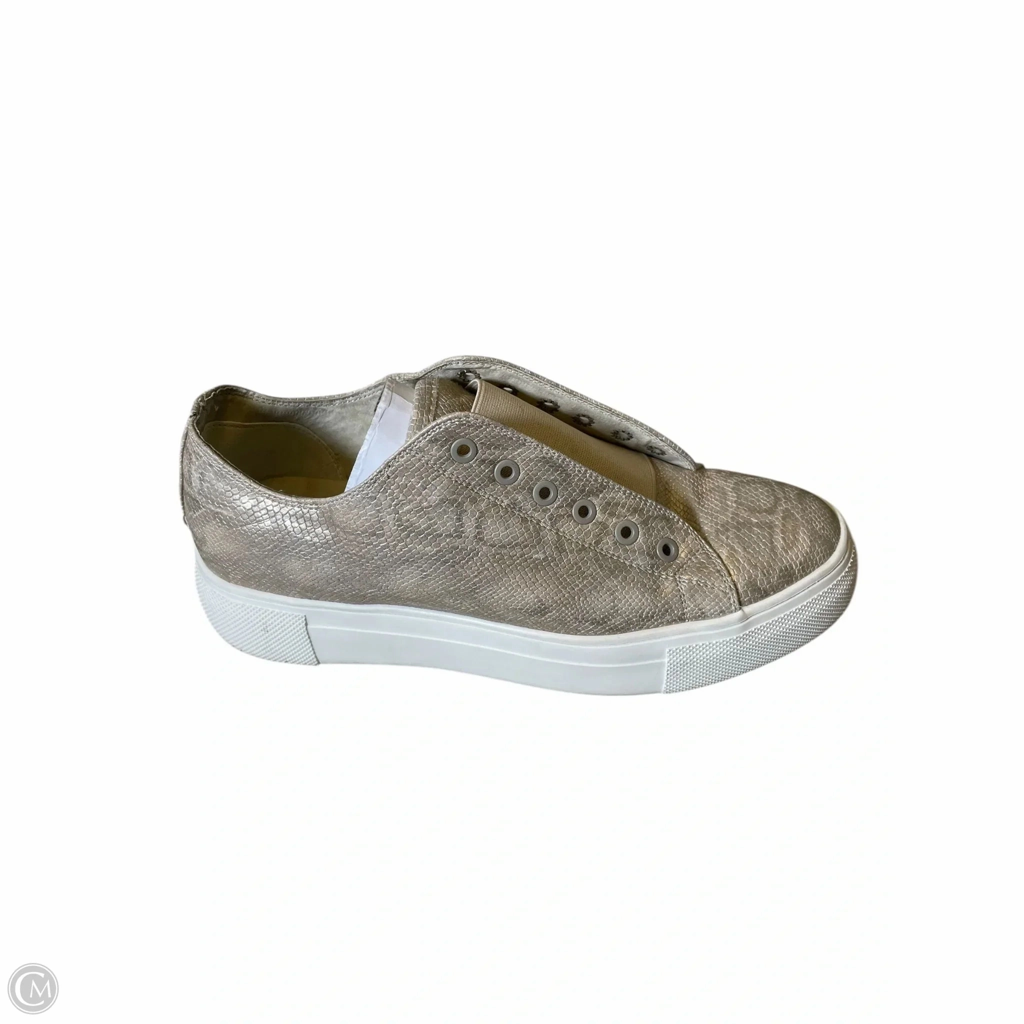 Shoes Athletic By Very Volatile In Gold, Size: 7.5 Casual