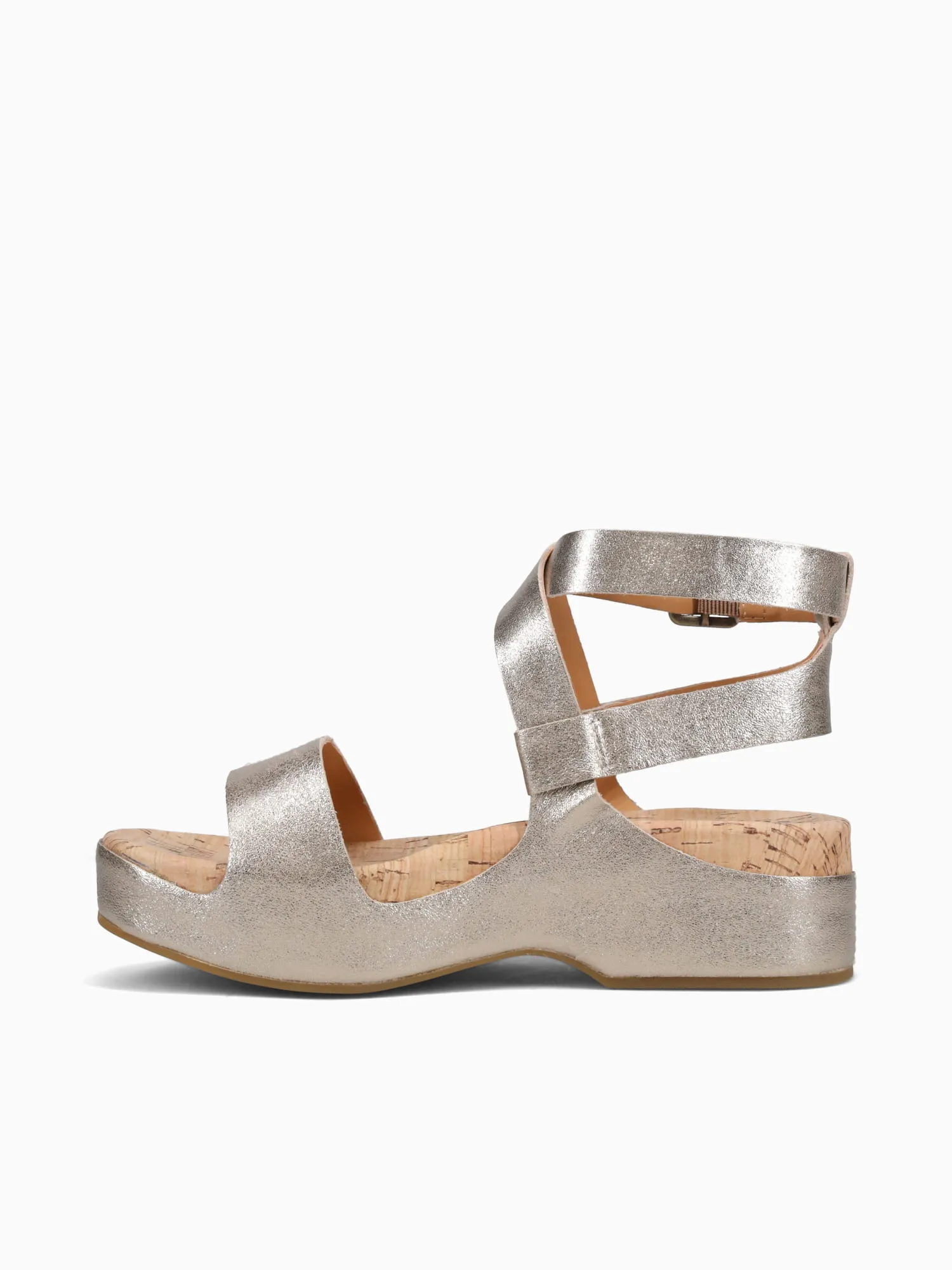 Casual Genuine Leather Shoes Yadira Gold Metallic