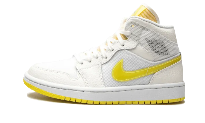 Air Jordan 1 Mid SE Voltage Yellow G Fazos Sneakers