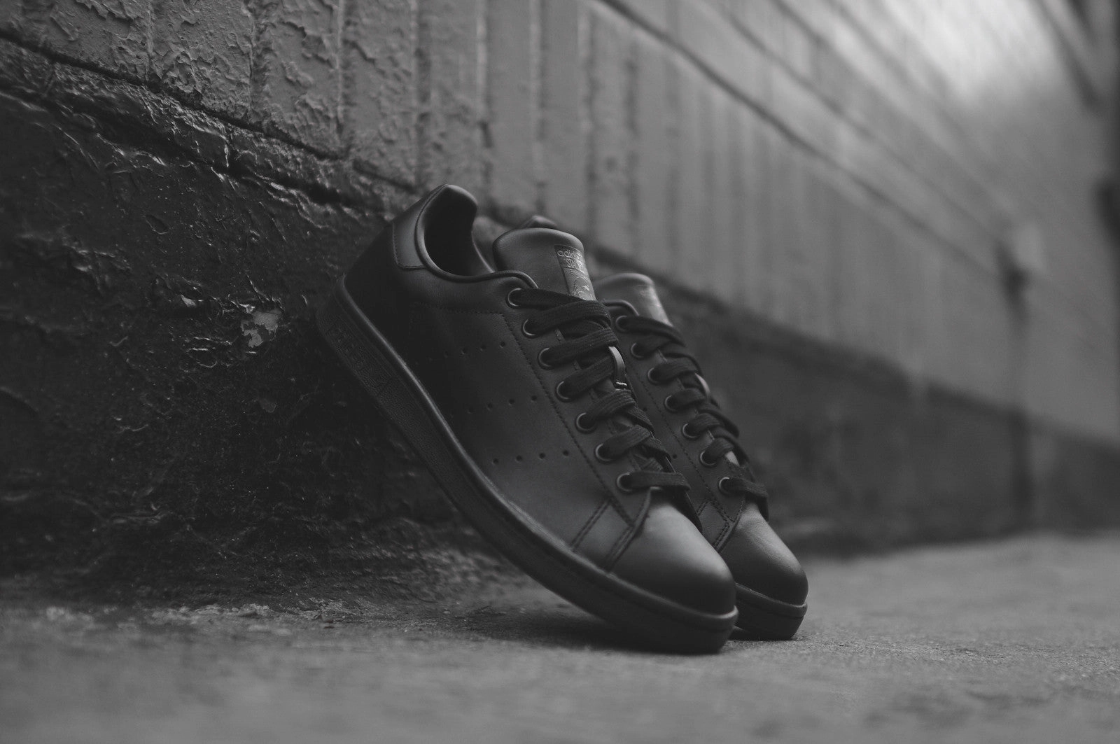 adidas Originals Stan Smith - Triple Black Adidas Custom Shoes Online