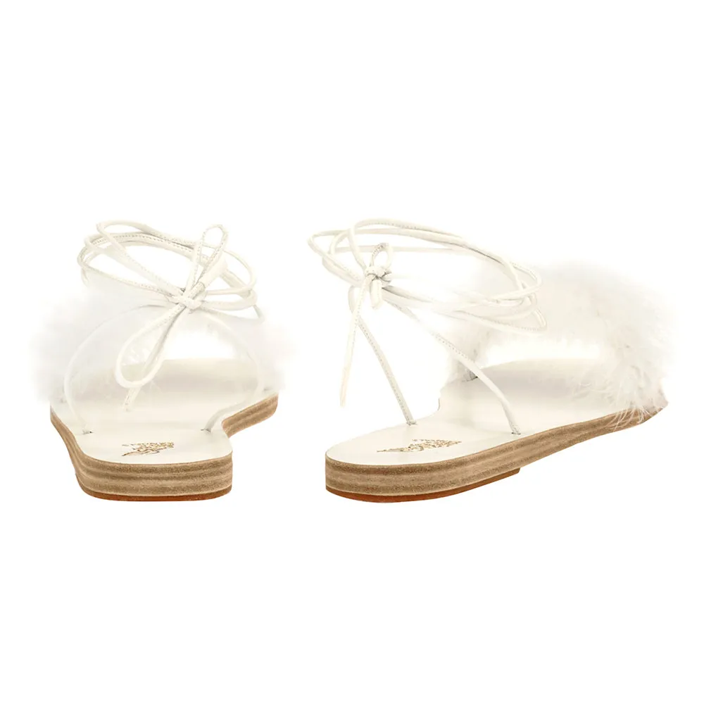 Choros Bridal White Gryphon Sandals