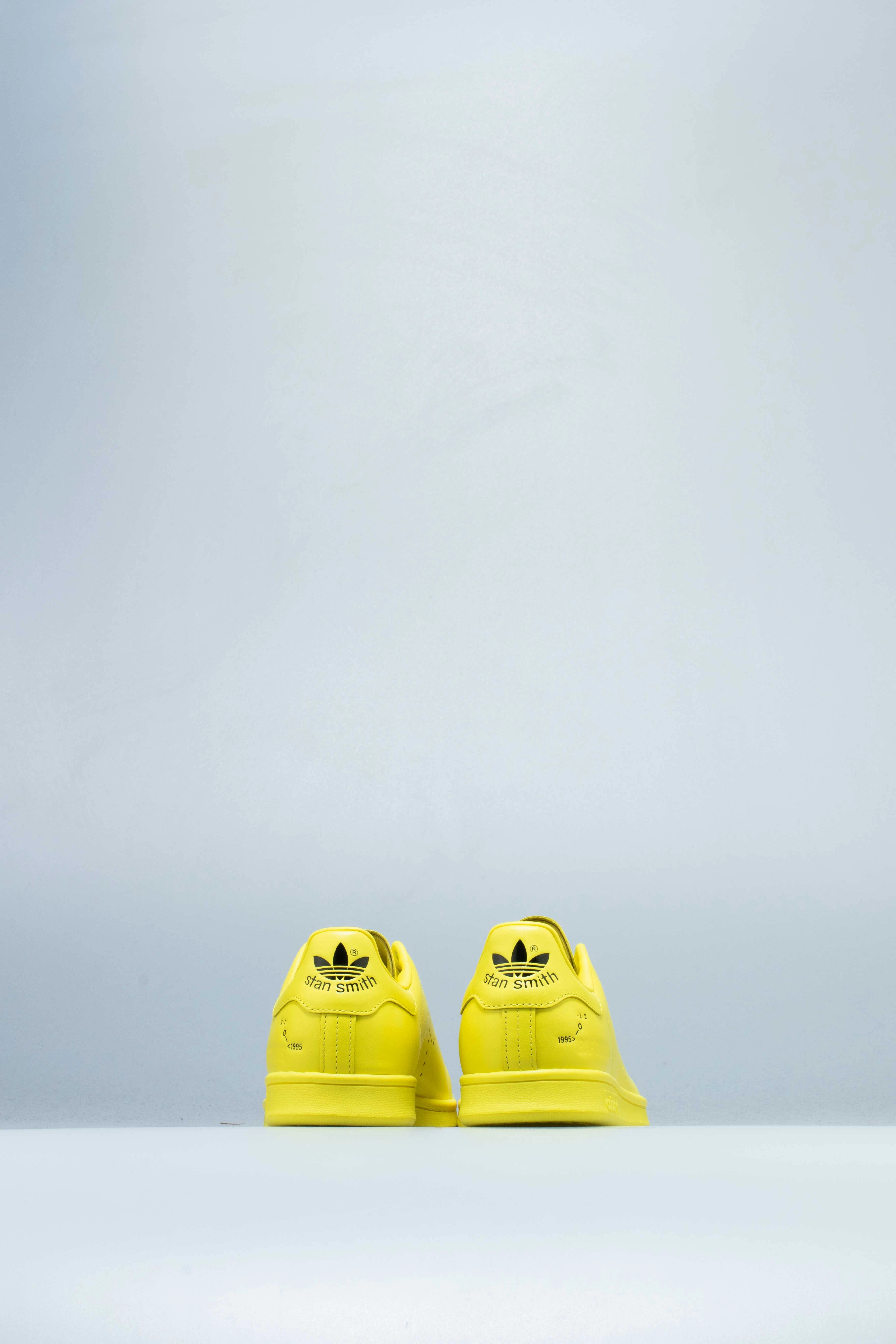 Adidas Originals Vintage Shoes Raf Simons Stan Smith Mens Shoes - Bright Yellow/Pure Yellow/Cloud White
