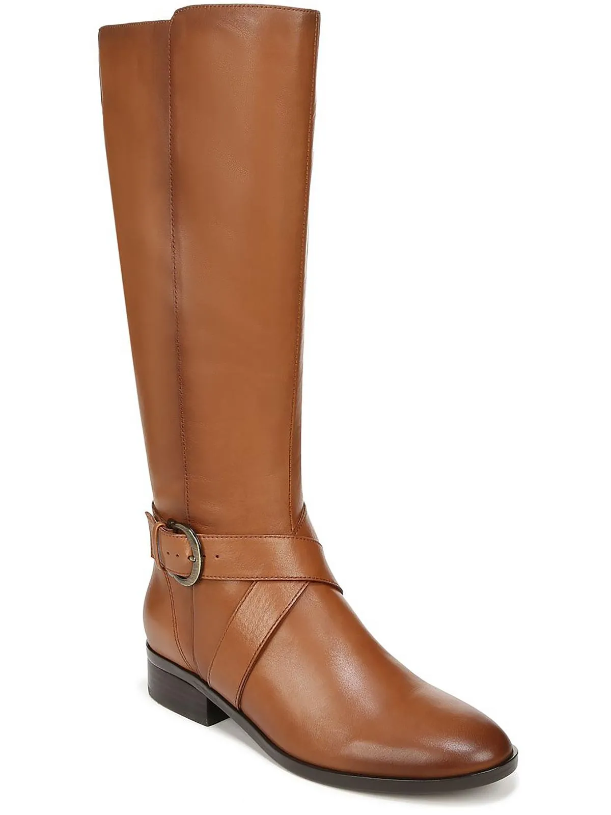 Raisa Womens Leather Knee-High Boots Shearling Boots