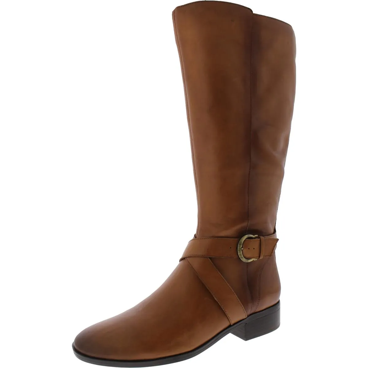 Raisa Womens Leather Knee-High Boots