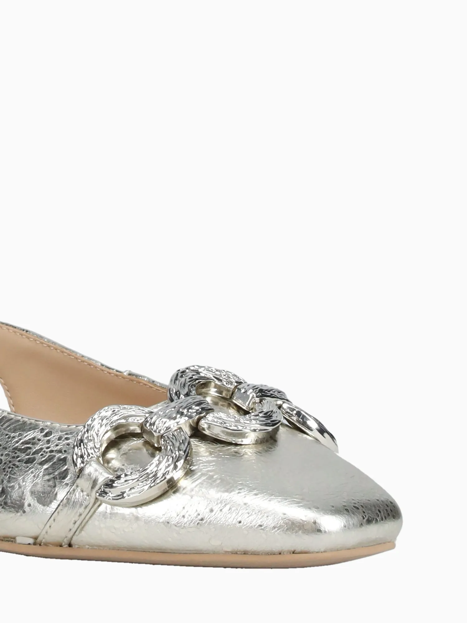 Veja Casual Shoes Ramano Platinum Crinkle Patent