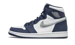 Slide Sneakers Air Jordan 1 Retro High Midnight Navy (2020)