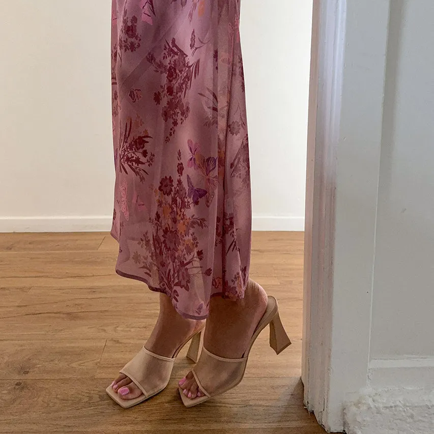 High Heels Size 12 NARDA HEELS BLUSH MESH