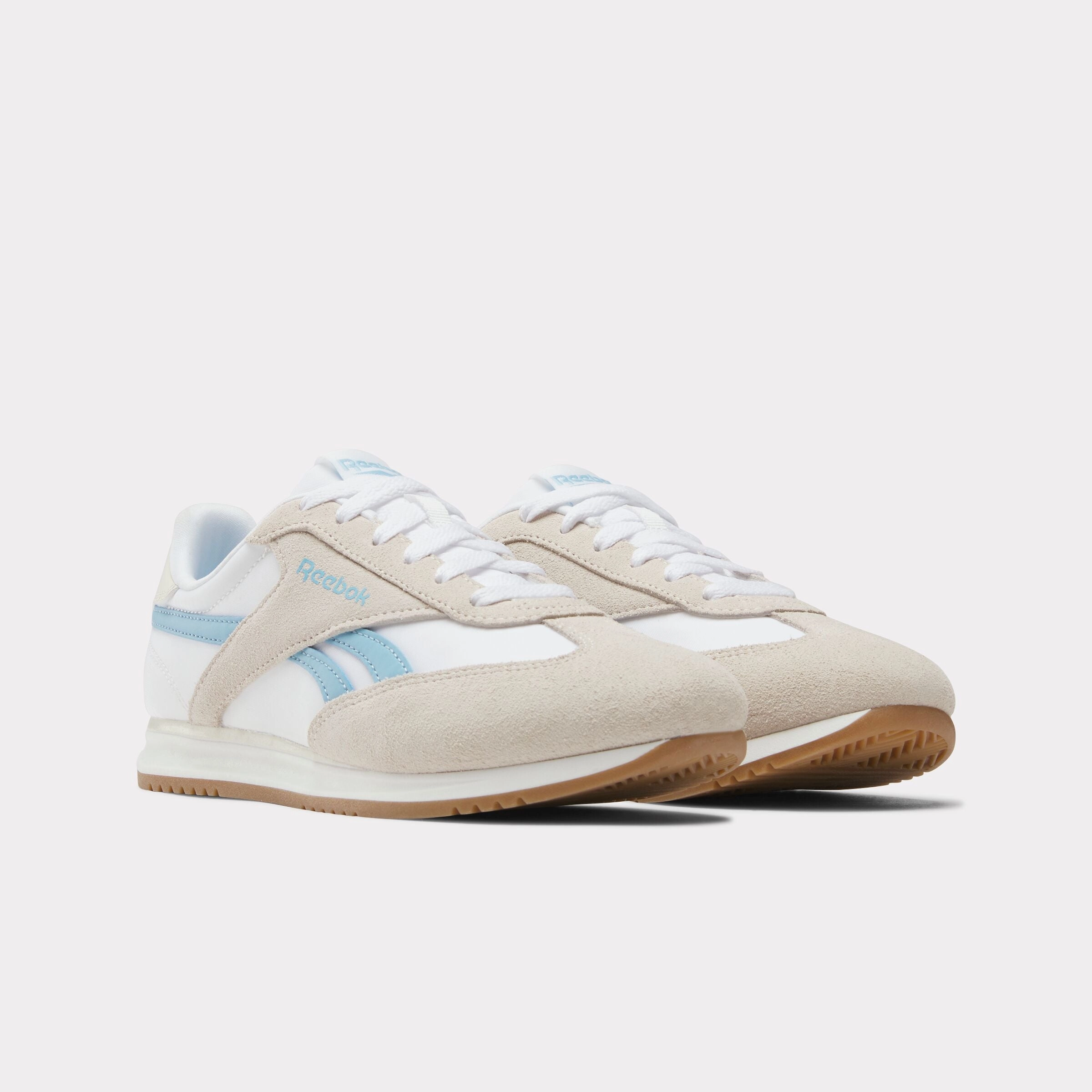 Reebok World 70 White/Blue/Chalk Casual Shoes With Shorts