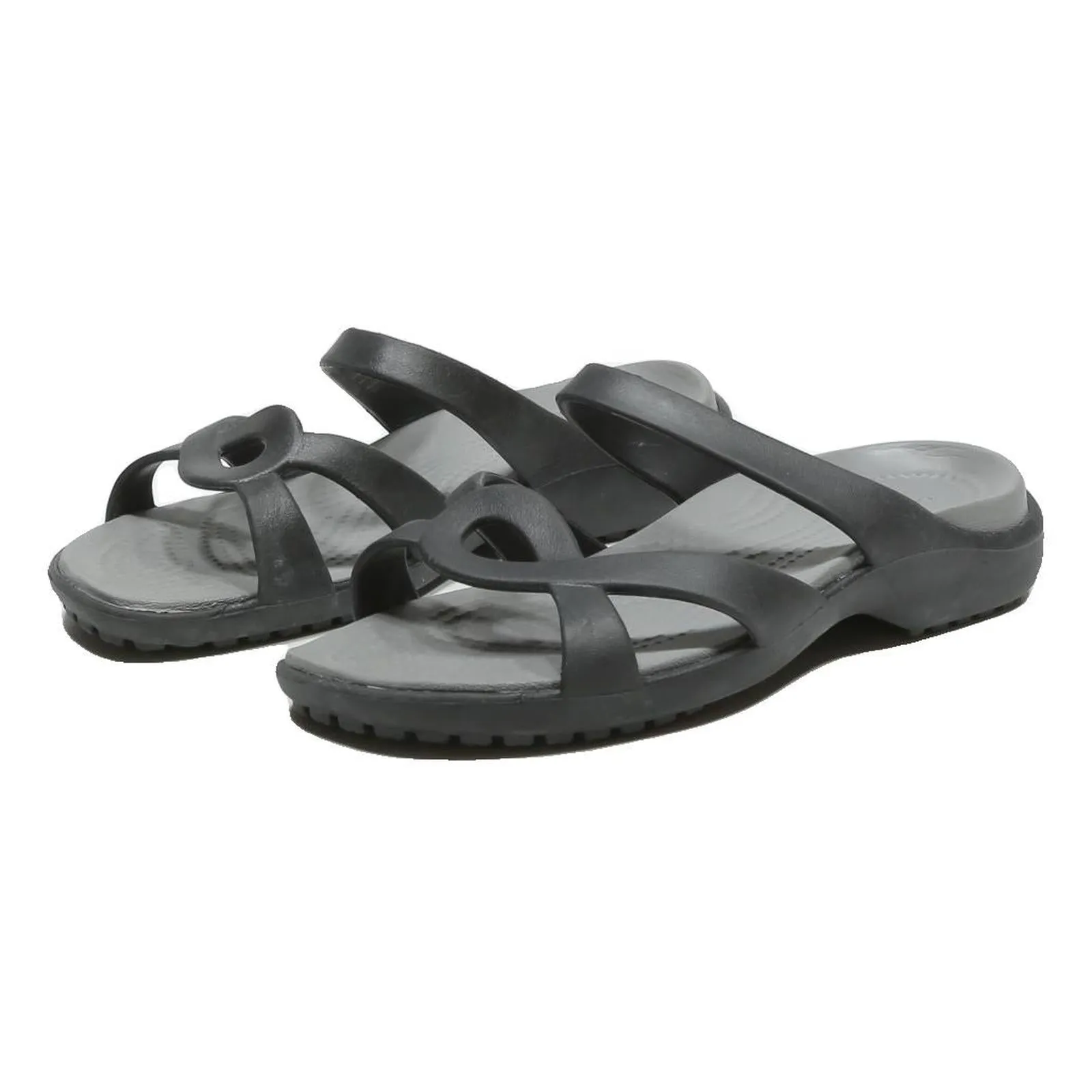 Keen Sandals CROCS Womens Black Slip On Sandals Synthetic UK 4 Comfortable Summer Footwear