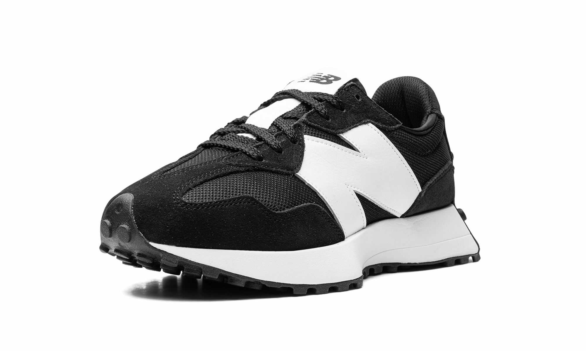 New Balance Dark Olivine 327 "Black White"