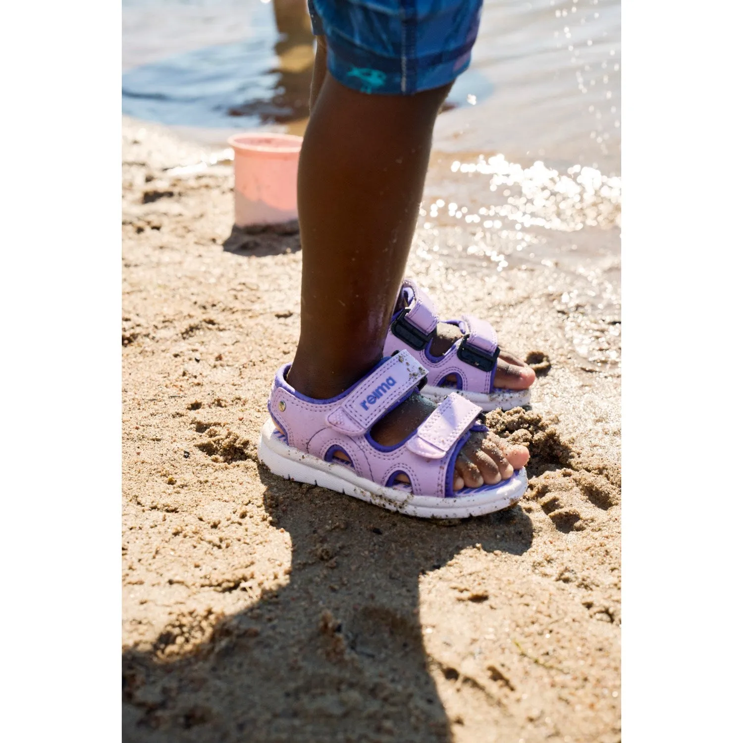 Reima Blooming Lilac Sandals Bungee Leather Sandals