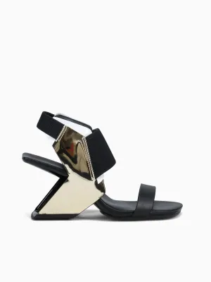 Loop Reiki Hi Mirror Gold Nappa 80s Casual Shoes