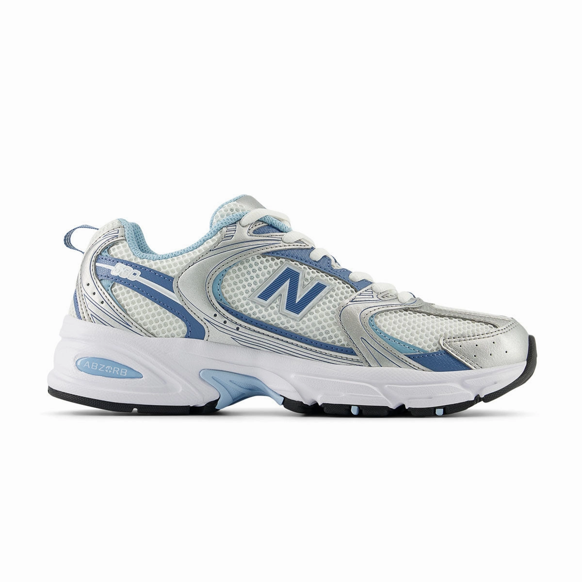 Blue White And Red New Balance 530 Silver Heron Blue