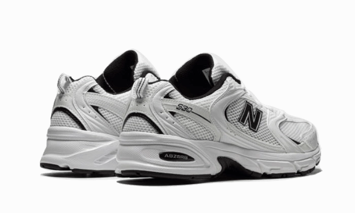 530 White Black Details New Balance Womens Shoes Blue